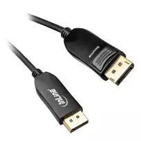 Kabelis InLine ® DisplayPort 1.4 AOC kabelis aktyvus, 8K4K, juoda, aukso, 20m