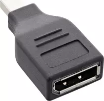 AV adapteris InLine Rodyti Port mini - DisplayPort juoda (17196B)