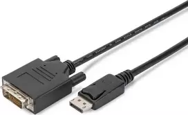 AV adapteris Digitus Rodyti Uostas - DVI- D juodas (AK- 990900- 020- S)
