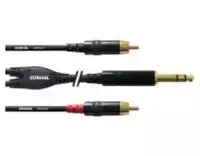 Cordial Cordial signalo kabelis, 6,3 mm - 2 x RCA, 3 m