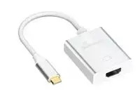 Adapteris AV MediaRange MediaRange USB Type-C 3.1 į HDMI konverteris, sidabrinis