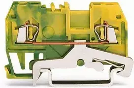 Wago Svoris 279-907 PE bėgio jungtis 2 laidų 1,5 mm2 gelton ir-zalia 279-907