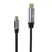 Kabelis USB Cian Technology USB-C - DisplayPort 2 m Juodas (ITCD-02TX)