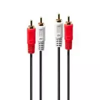Kabelis Lindy RCA (Cinch) - RCA (Cinch) 20m juoda (35666)
