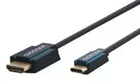 CLICKTRONIC Kabelis USB-C - HDMI 2.0 4K 60Hz 3m