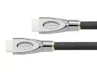 Kabelis PYTHON Python HDMI« 2.1 Kabelis 8K UHD-2 Nylongeflecht juodas 2m