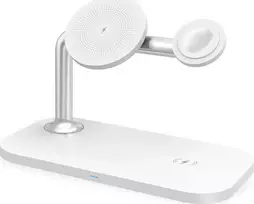 Carruzzo RealPower ChargeAIR Mag Ausinės, Išmanusis telefonas, Išmanusis laikrodis Balta USB Belaidis įkrovimas Vidaus