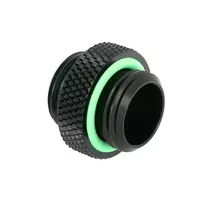 Barrow adapteris tiesus G1/4 colio lizdas į G1/4 colio lizdą, 5 mm juodas