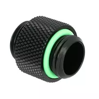 Barrow adapteris tiesus G1/4 colio lizdas į G1/4 colio lizdą, 10 mm – juodas