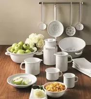Riess RIESS - Aukštas puodas su dangteliu 3,5l 20cm Classic WEISS