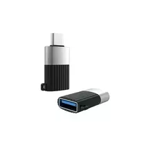 XO adapter NB149-F USB - USB-C juodas OTG