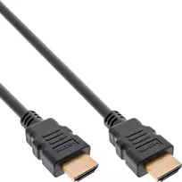 Kabelis InLine ® Sertifikuotas Ultra didelio greičio HDMI kabelis M / M 8K4K aukso plakiruotas juoda 0.5m