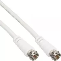 InLine antenos kabelis (F) 7m balta (69307)