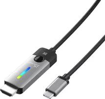 USB adapteris j5create j5create JCC157 1,79 m USB tipas -C HDMI Juodas, Pilkas