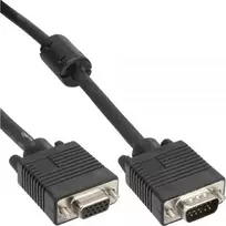 Kabelis InLine D-Sub (VGA) - D-Sub (VGA) 0.5m juoda (17705B)