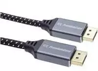 PremiumCord PREMIUMCORD laidas DisplayPort 1.4 kabelis, tvirtas laidas, paauksuotos jungtys, 2 m