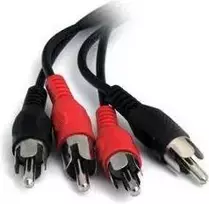 Kabelis PremiumCord RCA (Cinch) x2 - RCA (Cinch) x2 2m juoda (kjackcmm2-2)
