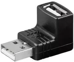 „PremiumCord“ USB reduktorius A-A, kištukas/lizdas 90°