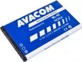 AVACOM AKUMULIATORIUS, skirtas Telefonui NOKIA 6300 LI-ION 3,7V 900MAH (PAKEITIMAS BL-4C)
