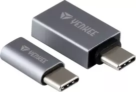 USB adapteris Yenkee YTC 021 USB-C - USB Sidabrinis (45014214)
