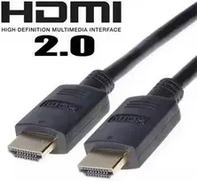 PremiumCord 4K HDMI 2.0b High Speed + Ethernet cable, auksinis-plated connectors, 1m