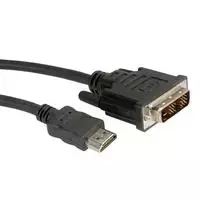 Roline HDMI – DVI-D kabelis 2 m juodas (11.04.5522)