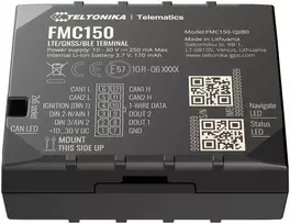 FMC150 4G TELTONIKA GPS SEKLYS, SIM kortelė: Nepridėti, Serveris : Serveris (metinis mokestis) +12 Eur