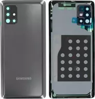 Samsung A207 A20s galinis dangtelis, juodas (GH81-19446A)