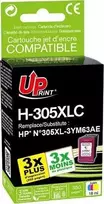 Su UPrint suderinamas rašalas / rašalas su 3YM63AE, HP 305XL, trispalvis, 350s, H-305XLCL, didelis našumas, HP DeskJet 2300, 2710, 2720, Plus 410