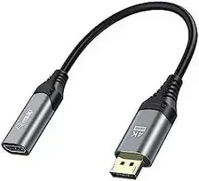 Adapteris AV Equip Equip Displayport->HDMI Adapteris 1.2 St/Bu 4K/60Hz grau