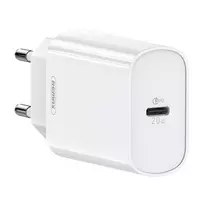 Sieninis įkroviklis Remax, RP-U70, USB-C, 20W (baltas)