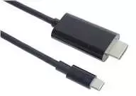 „PremiumCord“ kabelis iš USB-C į HDMI 2 m raiška 4K*2K@60Hz FULL HD 1080p