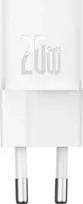 Mini sieninis įkroviklis Baseus GaN5 20W (baltas)