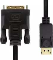 Kabelis ProXtend Rodyti Uostas - DVI- D 3m juoda (DP1.2-DVI241-003)