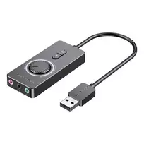 Išorinė USB 2.0 garso plokštė Vention CDRBF 1m (juoda)