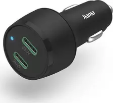 Hama PD/QC 45W (2x USB-C) juoda