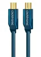 CLICKTRONIC IEC TV jungtis, 5m antenos laidas