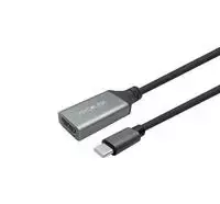 Adapteris AV VivoLink PROUSBCHDMIMF2 Lyties Keitiklis / Kabeliai USB C HDMI Juodas