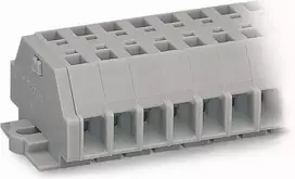 „Wago 261-106“ 2 laidų gnybtų blokas, 2,5 mm², 6 takelių, su varžtiniu tvirtinimo rutuliuku 261-106