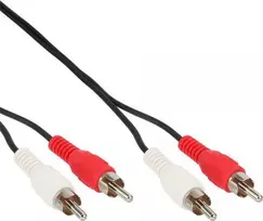 Kabelis Intos RCA (Cinch) x2 - RCA (Cinch) x2 15m juoda (89931A)