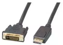 Efb Elektronik EFB EFB DisplayPort/DVI Kabelis Stecker A/Stecker A 1m juodas