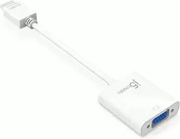 J5 Create J5sukurkite HDMI į VGA adapterį (HDMI m - VGA f 3.5mm Audio f 10cm; spalvota balta) JDA213-N