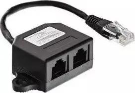 Šakotuvas InLine ® ISDN skirstytuvas, 1 -> 2, 0,15m, su rezistoriais