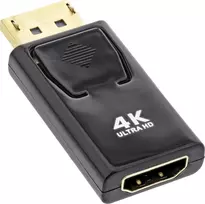 AV adapteris InLine ® Name Uostas mažas HDMI moterų, 4K / 60Hz, su garso, juoda