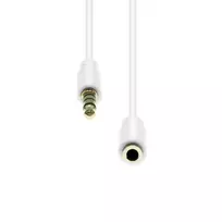 Kabelis ProXtend Mini-Jack 4-Pin Slim Extension Cable Baltas 1.5M