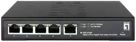 Šakotuvas Carruzzo LevelOne GES-2105P tinklo komutatorius Valdomas L2 Gigabit Ethernet (10/100/1000) Maitinimas per Eternetą (PoE) Juoda