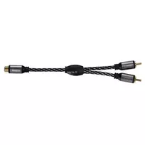 Avinity žemųjų dažnių garsiakalbio laidas + adapteris, RCA lizdas / 2 RCA kištukai, 3 m