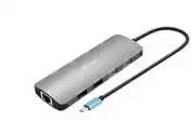 I-tec USB-C Metal Nano 2x HDMI LAN maitinimo tiekimas 100W