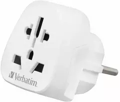 Verbatim kelioninis adapteris EU/UK/US WTEU-02 baltos spalvos 49549