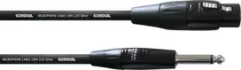 Cordial Sidabrinis Line -6,3 mm - XLR F signalo kabelis, 10 m
